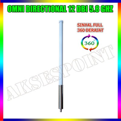 Antena Wifi Omni Directional 12 dBi 5.8 GHz 360 Derajat